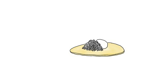 blini with caviar